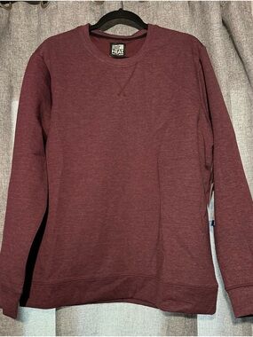 32 Degrees Men's Crewneck Sweatshirt - Burgundy